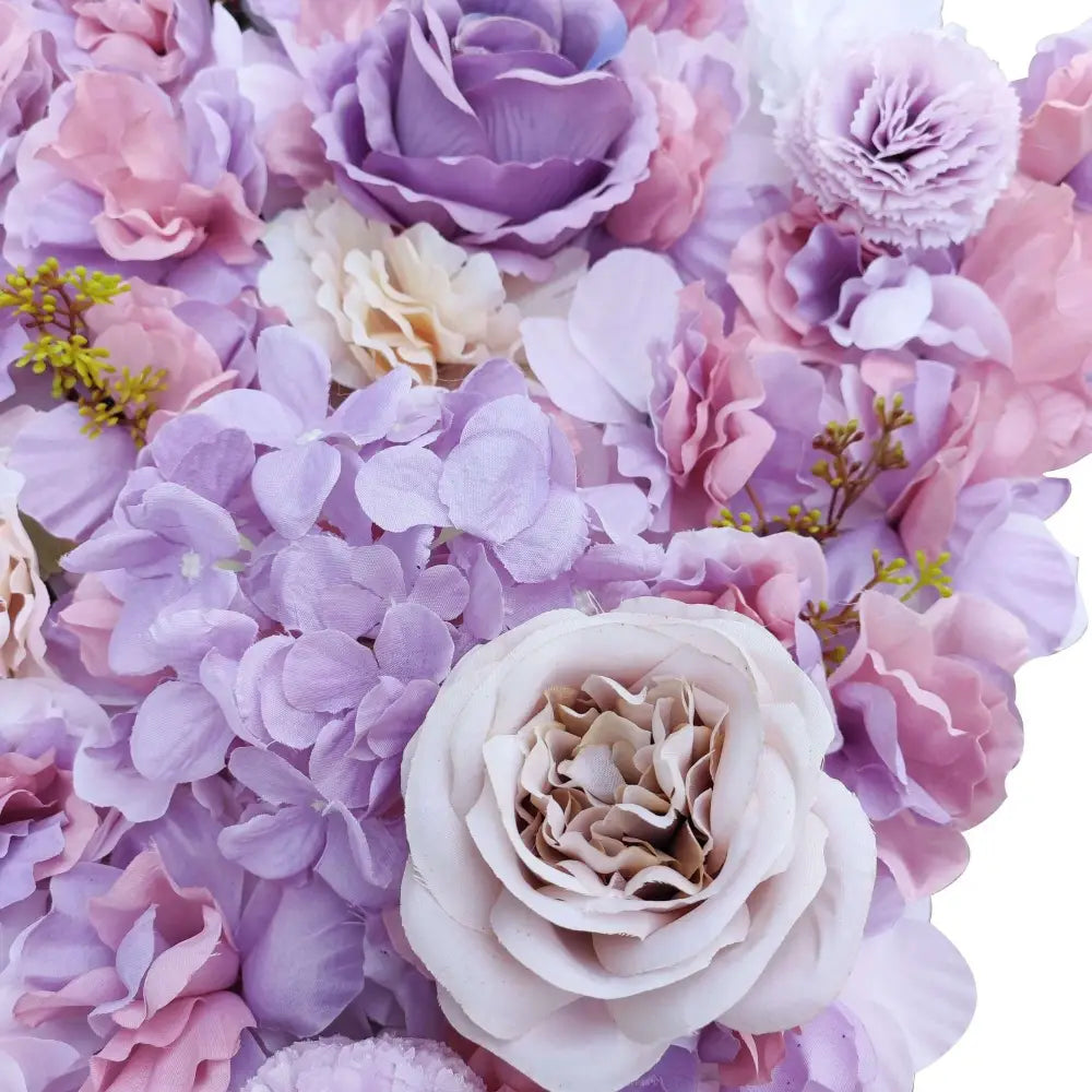 Artificial Flower Wall Backdrop Panel 40cm X 60cm Mixed Pink & White Flowers - Home & Garden > Home & Garden Others