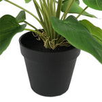 Artificial Flowering White & Pink Peace Lily / Calla Lily Plant 50cm - Home & Garden > Artificial Plants
