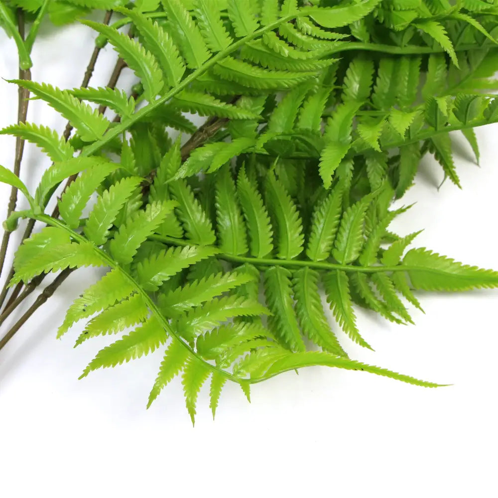 Artificial Hanging English Fern (Two-Tone) Foliage UV Resistant 80cm - Home & Garden > Home & Garden Others