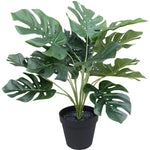 Artificial Potted Split Philodendron (Monstera) 40 cm - Home & Garden > Artificial Plants