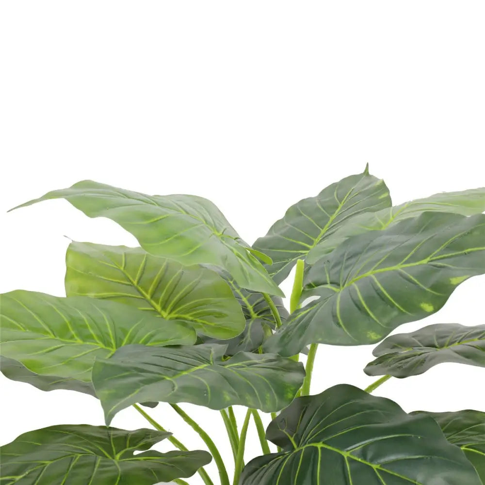 Artificial Potted Taro Plant / Elephant Ear 70cm - Home & Garden > Artificial Plants