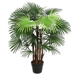 Artificial Wide Leaf Fan Palm Tree 90cm - Home & Garden > Artificial Plants