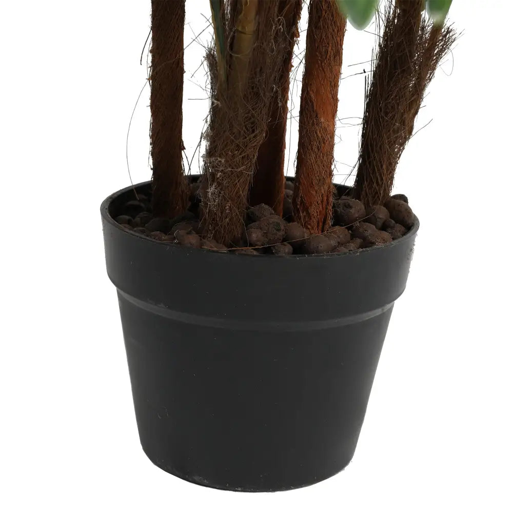 Artificial Wide Leaf Fan Palm Tree 90cm - Home & Garden > Artificial Plants