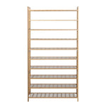 Artiss 10-Tier Bamboo Shoe Rack Wooden Shelf Stand Storage Organizer - Furniture > Living Room