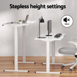 Artiss 120cm Electric Standing Desk with Mini Peal Exercise Bike Home Office - Furniture > Office > Office & Desk Chairs