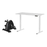 Artiss 120cm Electric Standing Desk with Mini Peal Exercise Bike Home Office - Furniture > Office > Office & Desk Chairs