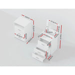 Artiss 2-in-1 Dressing Table Stool Set Bedside Table White - Furniture > Bedroom