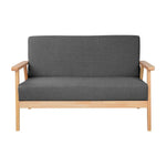 Artiss 2-Seater Sofa Armchair Skane - Furniture > Bar Stools & Chairs