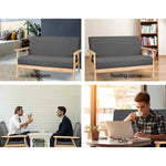 Artiss 2-Seater Sofa Armchair Skane - Furniture > Bar Stools & Chairs