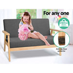 Artiss 2-Seater Sofa Armchair Skane - Furniture > Bar Stools & Chairs