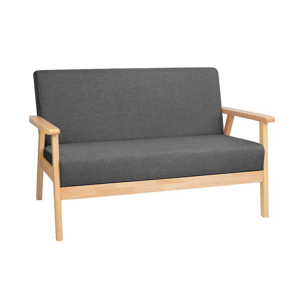 Artiss 2-Seater Sofa Armchair Skane - Furniture > Bar Stools & Chairs