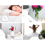 Artiss 2 X Bedside Table 2 Drawers with Shelf - TARA White - Furniture > Bedroom > Bedside Tables
