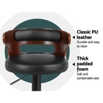 Artiss 2x Bar Stools Gas Lift Faux Leather - Furniture > Bar Stools & Chairs > Table & Bar Stools