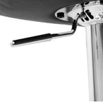 Artiss 2x Bar Stools Gas Lift Leather Seat Black - Furniture > Bar Stools & Chairs > Table & Bar Stools