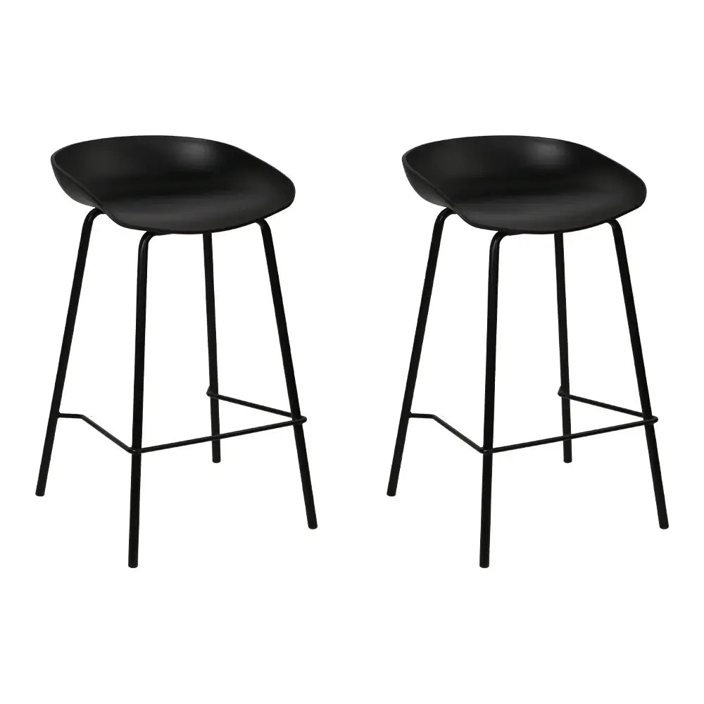 Artiss 2x Bar Stools Kitchen Counter Stools Metal - Furniture > Bar Stools & Chairs