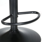 Artiss 2x Bar Stools Padded Seat Gas Lift Black - Furniture > Bar Stools & Chairs > Table & Bar Stools
