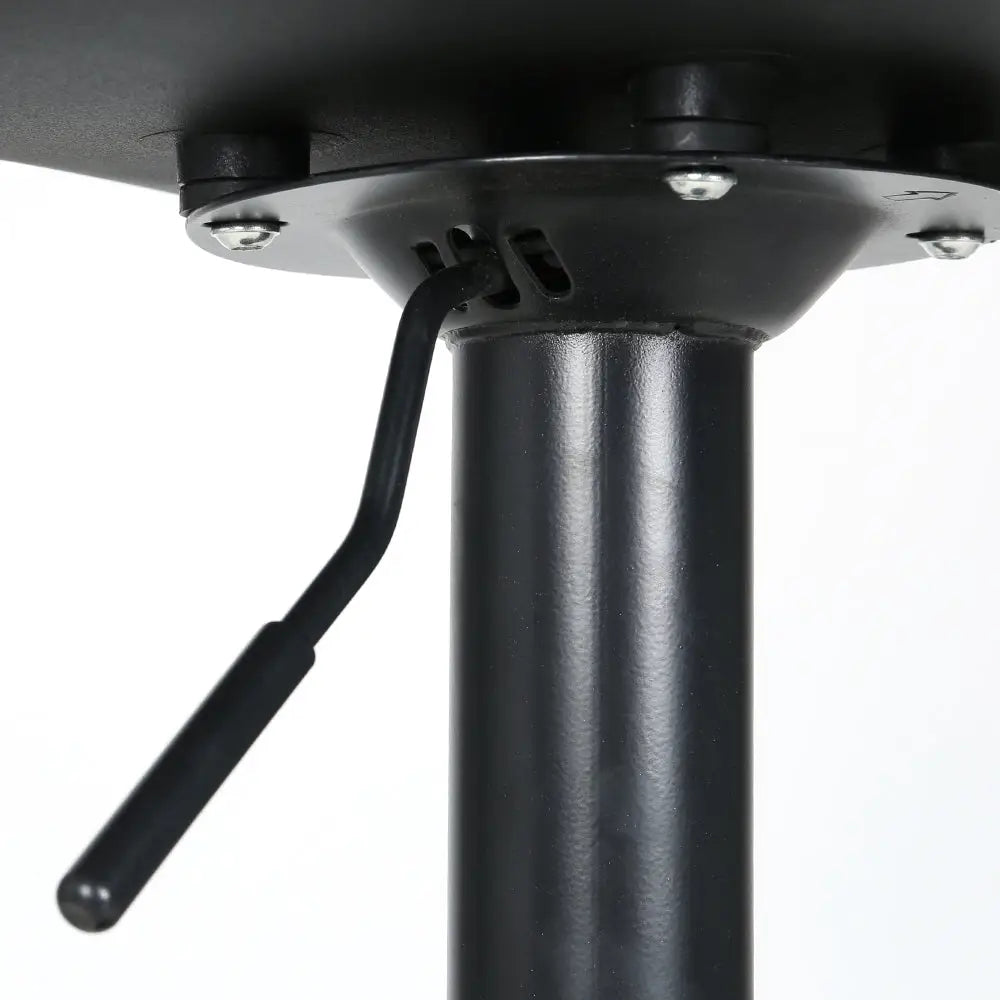 Artiss 2x Bar Stools Padded Seat Gas Lift Black - Furniture > Bar Stools & Chairs > Table & Bar Stools