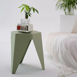 Artiss 2x Bar Stools Puzzle Plastic Foot Stool Green - Furniture > Bar Stools & Chairs > Table & Bar Stools