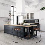 Artiss 2x Bar Stools Tractor Seat 75cm Black - Furniture > Bar Stools & Chairs