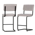 Artiss 2x Bar Stools Velvet Chairs - Furniture > Bar Stools & Chairs