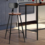 Artiss 2x Bar Stools Vintage Metal Chairs - Furniture > Bar Stools & Chairs