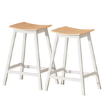 Artiss 2x Bar Stools Wooden Chairs Oak - Furniture > Bar Stools & Chairs > Table & Bar Stools
