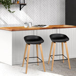 Artiss 2x Bar Stools Wooden - Furniture > Bar Stools & Chairs