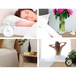 Artiss 2X Bedside Table 2 Drawers with Shelf - TARA Oak - Furniture > Bedroom > Bedside Tables