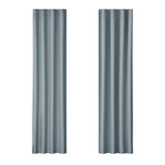 Artiss 2X Blockout Curtains Eyelet 140x230cm Grey - Home & Garden > Curtains
