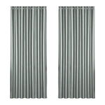 Artiss 2X Blockout Curtains Eyelet 240x230cm Grey Shine - Home & Garden > Curtains