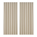Artiss 2X Blockout Curtains Eyelet 300x230cm Beige - Home & Garden > Curtains