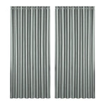 Artiss 2X Blockout Curtains Eyelet 300x230cm Grey Shine - Home & Garden > Curtains