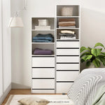 Artiss 3 Chest of Drawers Tallboy Cabinet White - Furniture > Bedroom > Dressers