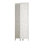 Artiss 3 Panel Room Divider Screen 122x170cm Clover White - Furniture > Living Room