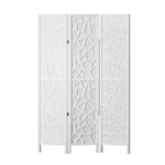 Artiss 3 Panel Room Divider Screen 122x170cm Clover White - Furniture > Living Room