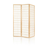 Artiss 3 Panel Room Divider Screen 131x179cm Natural - Furniture > Living Room