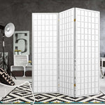 Artiss 3 Panel Room Divider Screen 131x179cm White - Furniture > Living Room