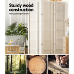 Artiss 3 Panel Room Divider Screen 132x179cm Nova White - Furniture > Living Room