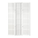 Artiss 3 Panel Room Divider Screen 132x179cm Nova White - Furniture > Living Room