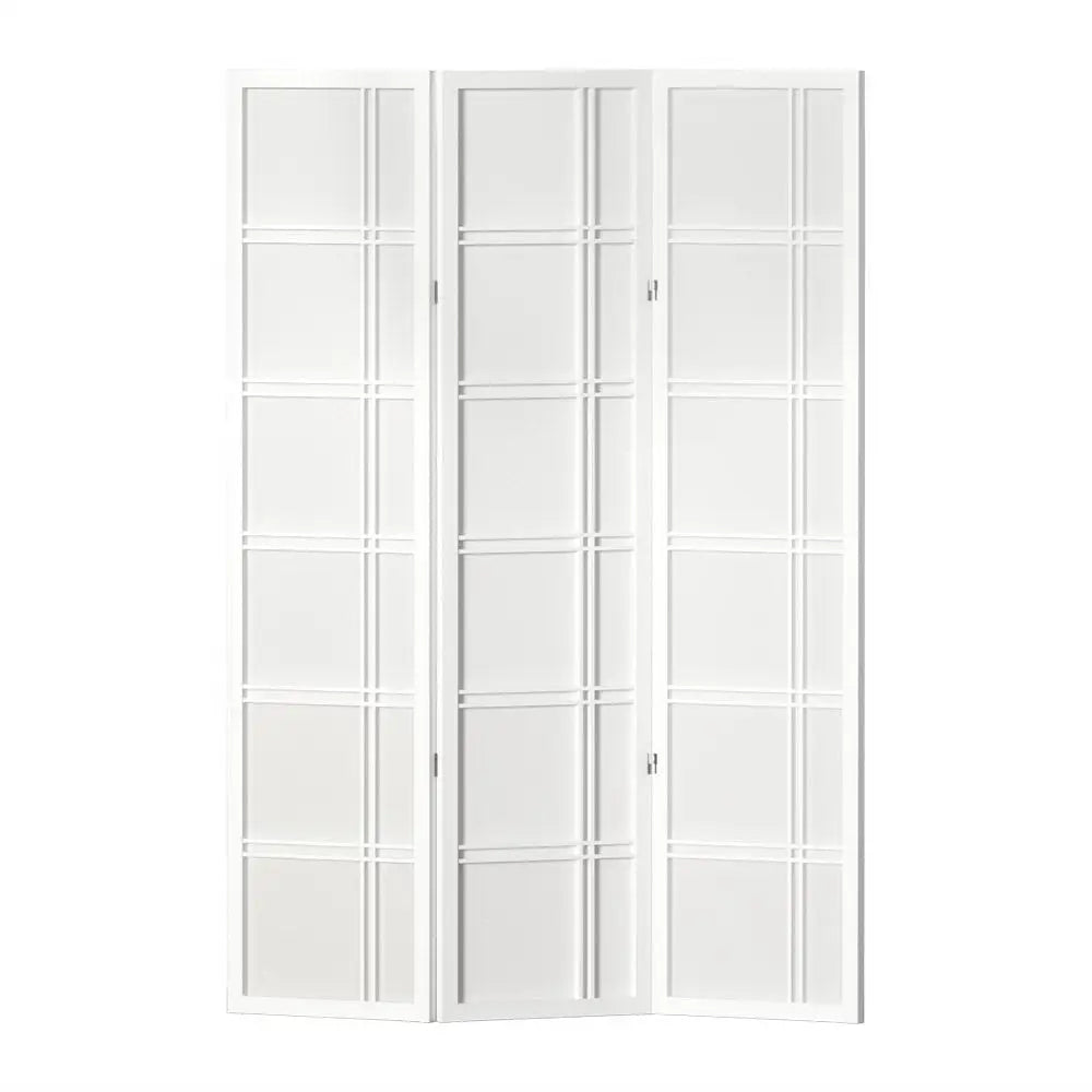 Artiss 3 Panel Room Divider Screen 132x179cm Nova White - Furniture > Living Room