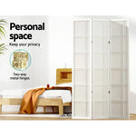 Artiss 3 Panel Room Divider Screen 132x179cm Nova White - Furniture > Living Room