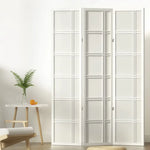 Artiss 3 Panel Room Divider Screen 132x179cm Nova White - Furniture > Living Room
