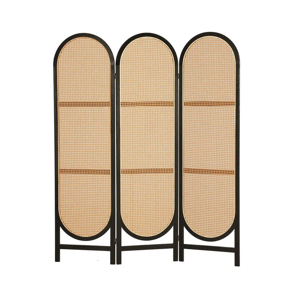 Artiss 3 Panel Room Divider Screen 151x180cm Rattan Brown - Furniture > Bedroom > Room Dividers