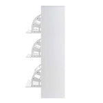 Artiss 3 Tier Shoe Cabinet - White - Home & Garden > Storage
