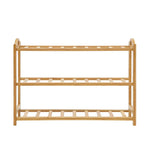 Artiss 3 Tiers Bamboo Shoe Rack Storage Organiser Wooden Shelf Stand Shelves - Furniture > Living Room