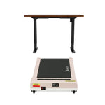 Artiss 360mm Treadmill Electric Walking Pad with 140cm Automatic Standing Desk - Furniture > Office > Desks