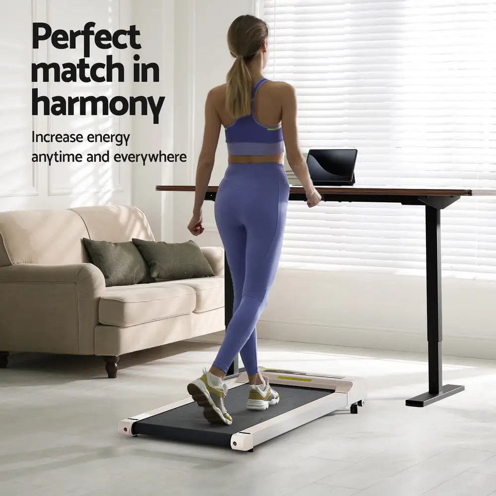 Artiss 360mm Treadmill Electric Walking Pad with 140cm Automatic Standing Desk - Furniture > Office > Desks