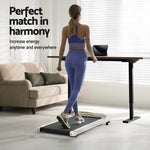 Artiss 360mm Treadmill Electric Walking Pad with 140cm Automatic Standing Desk - Furniture > Office > Desks