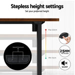 Artiss 360mm Treadmill Electric Walking Pad with 140cm Automatic Standing Desk - Furniture > Office > Desks