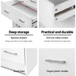 Artiss 4 Chest of Drawers - ANDES White - Furniture > Living Room